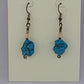 Handforged Earrings Sterling Silver and Gemstone