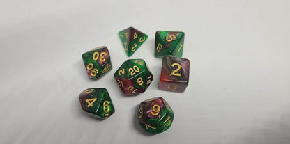 Dice Sets - Sparkle Mania - full set of 7 dice