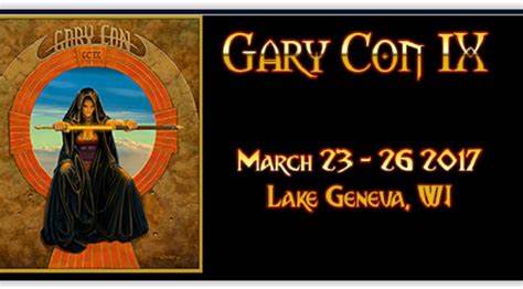 Gary Con IX 2017 event guide