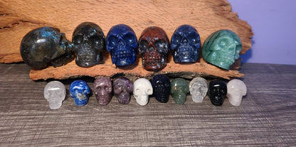 Shaped, Skull 1"  Gemstone