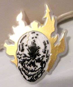 Plastic Ghost Rider Pin - vintage 1993