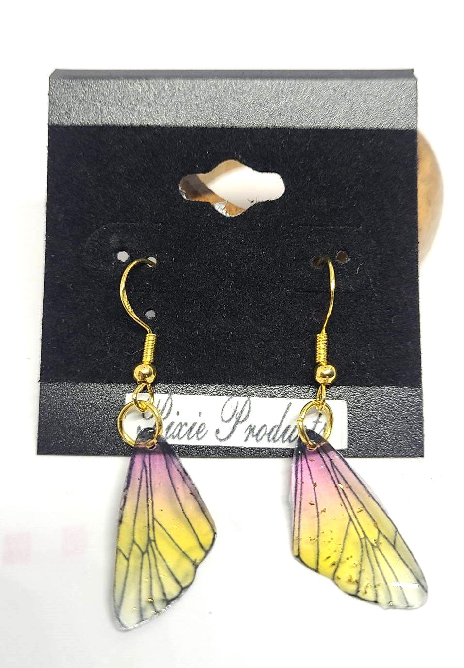Earrings, Fairy Wings by Pixie Products
