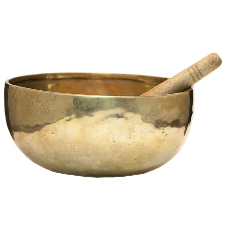 Singing bowl, Tibetian Brass Hand Hammered 8"D