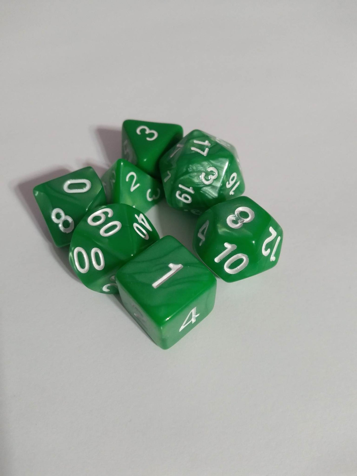Dice Sets - Solid Colors - full set of 7 dice
