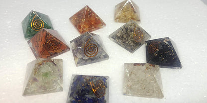 Orgonite Pyramids 1 inch by 1 inch