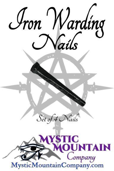 Nail Ward, Iron Nails for Warding (set of 4)