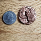 Egyptian Coin, Goddess Isis, Copper Colored