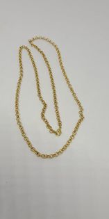 Bronze Chain, Round Large Link 28"