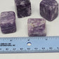 Tumbled, Lepidolite cubes