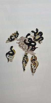 Enameled Pins - Snakes