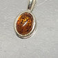 Necklace, Sterling Silver with Baltic Amber