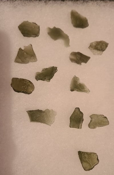 Moldavite, Approx. 1 gram Crystals
