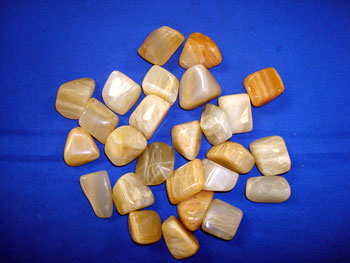 Tumbled,  Moonstone, Peach