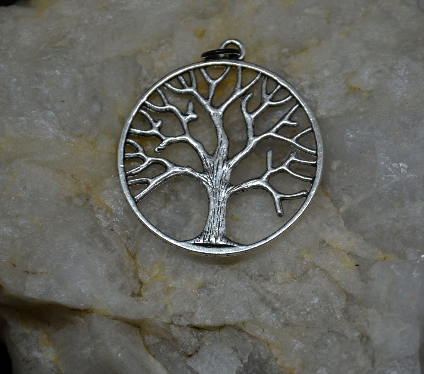 Necklace, circular Tree of Life