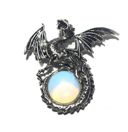 Necklace, Dragon on a Gemstone