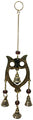 Wind Chime owl with 3 bells