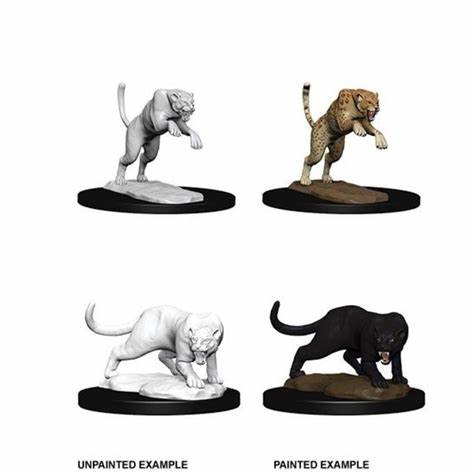 D&D Nolzur's Marvelous Miniatures - Panther and Leopard