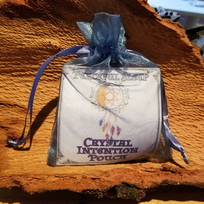 Crystal Intention Pouch, Peaceful Sleep