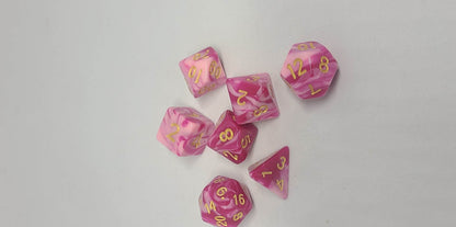 Dice Sets - Dual Colors - Full set of 7 dice