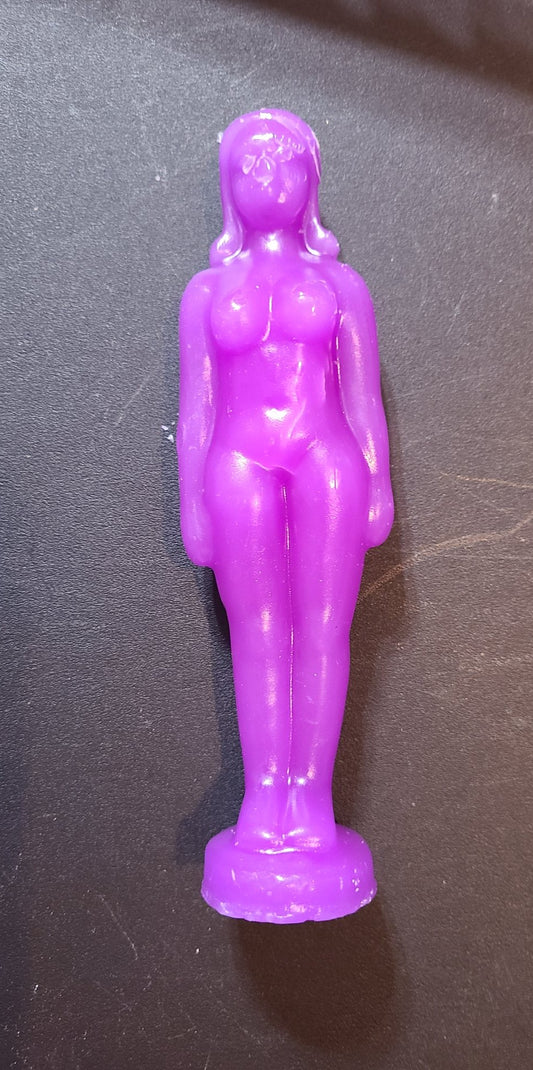 Shaped Candle, Lady Purple