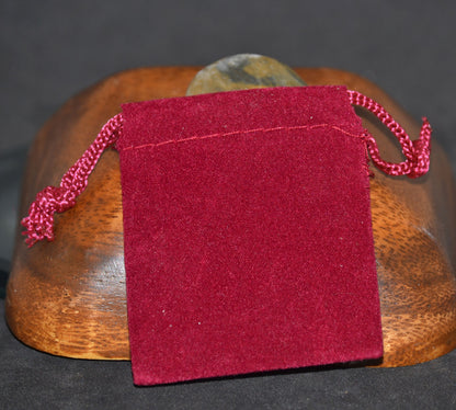 Velveteen Bags, Small, Red 2x2.5