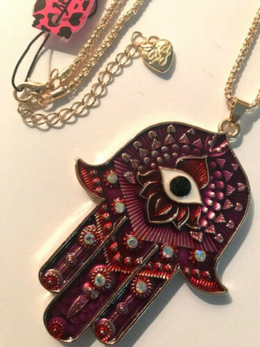 Pendant, Hamsa Hand Multicolor