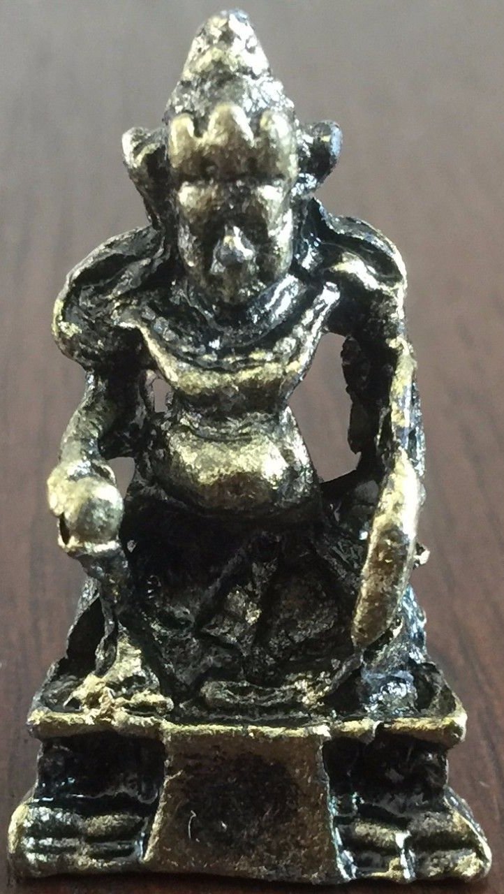 Deity Figurine, Brass, Kubera (Wealth)