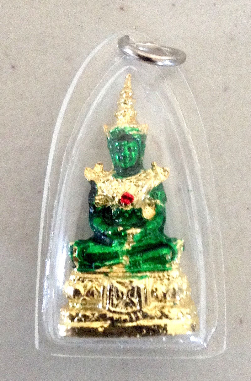 Necklace, Emerald Buddha Amulet