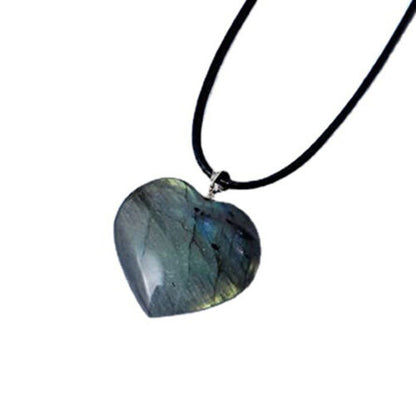 Gemstone Heart Pendant