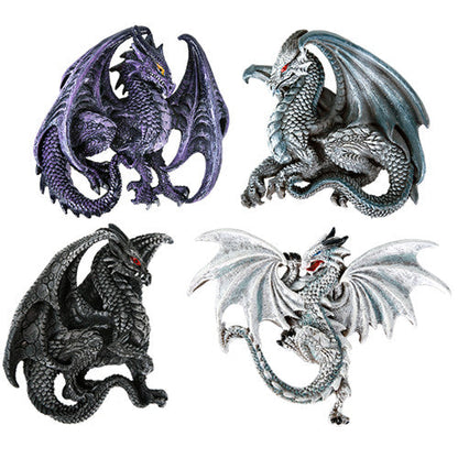 Magnet, Dragon Sitting Black