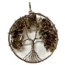 Gemstone Pendant, Tree of life Gemstone Chip (Small)