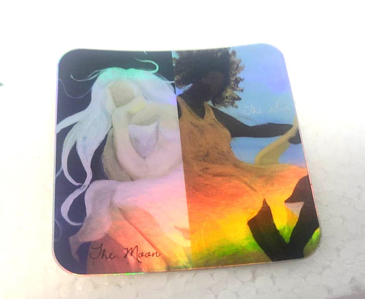 Art Holographic Sticker from Mercedes Anastasia Art