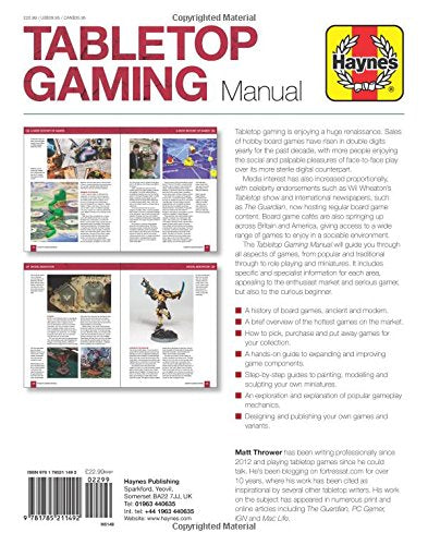 Tabletop Gaming Manual: A guide to the diverse world of modern tabletop games