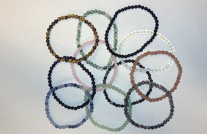 Gemstone Bracelets in 8mm round beads