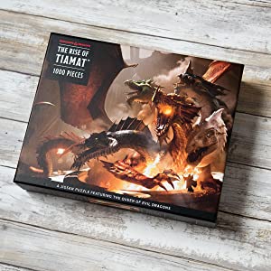 The Rise of Tiamat Dragon Puzzle (Dungeons & Dragons): 1000-Piece
