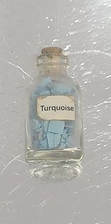 Vial of Stones - Turquoise