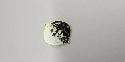 Enameled Pins - Collection of Black Cats